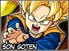 Secondo figlio di Goku, non lo vedrà nascere perché concepito durante la saga di Cell, Goku nel Torneo morirà per salvare tutti dalla distruzione del pianeta. All'inizio della Saga di Buu rivedrà suo padre, é identico a Goku nell'aspetto ma non nella potenza, anche se già da bambino promette moltissimo come bambino e come combattente, visto anche che é già in grado di trasformarsi in Super Saiyan. Farà subito amicizia con il figlio di Vegeta e diventeranno subito degli ottimi amici. 