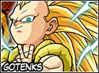 Gotenks nasce dalla fusione tra Goten e Trunks dopo aver fatto la Fusion Dance. Grazie alla fusione i due piccoli Saiyan potranno anche raggiungere lo stadio di Super Saiyan di terzo livello, unico intoppo che durerà pochissimo e contro Majin Buu si scioglierà proprio nel momento sbagliato.