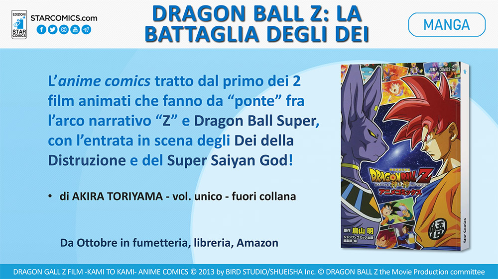 Comicon 2018, gli annunci di Star Comics per Dragon Ball