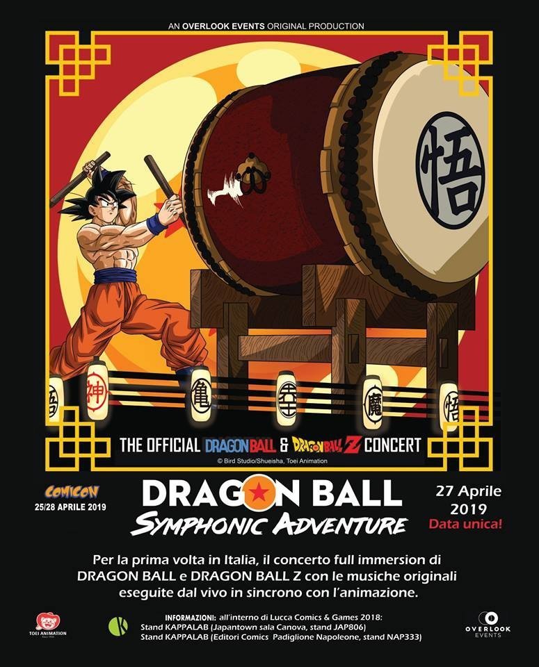 Dragon Ball Symphonic Adventure, arriverà al Comicon di Napoli