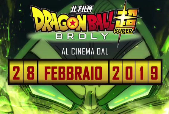 dragon ball super broly 28 febbraio al cinema