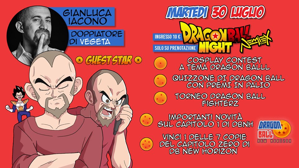 Dragon Ball New Horizon, evento speciale insieme al doppiatore di Vegeta